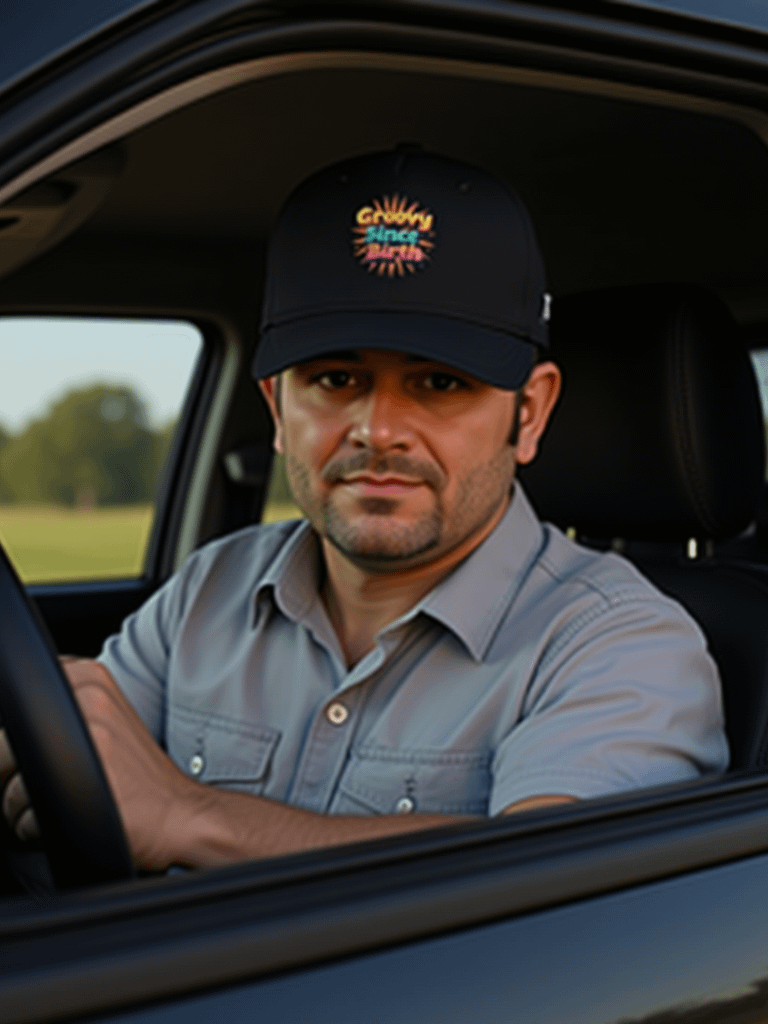 Groovy Since Birth Foam Trucker Hat product image (1)
