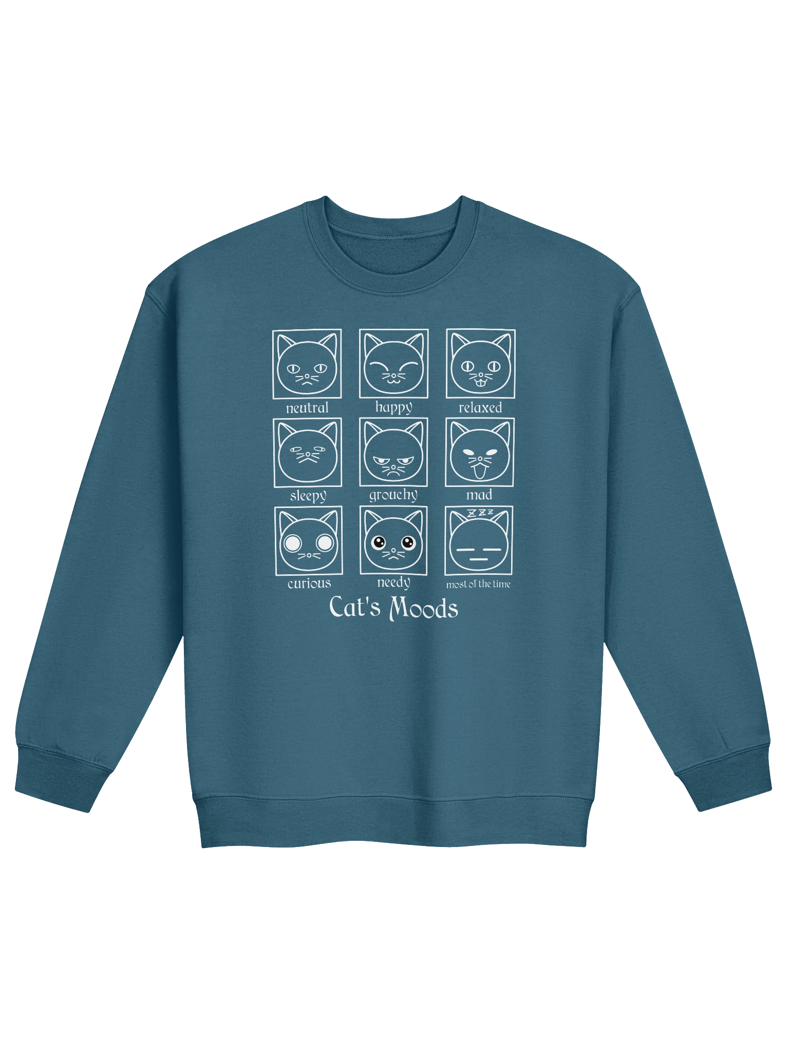 Cat's Moods - Unisex Adult Sweatshirt product image (17)