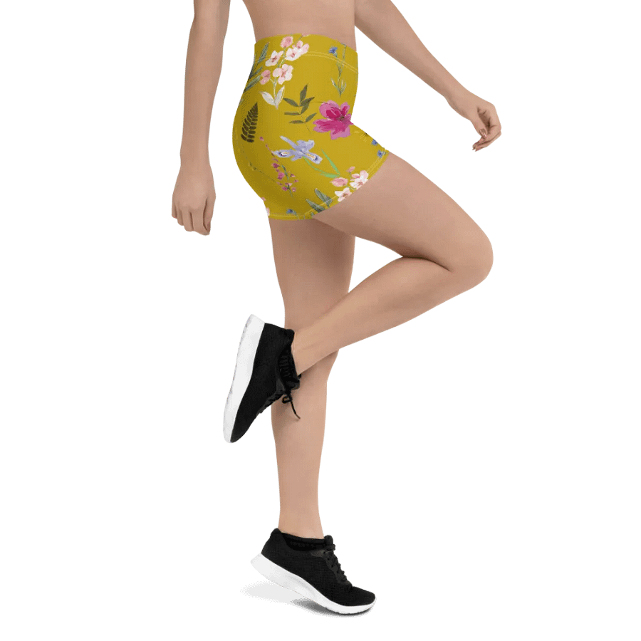 Botanical Bliss All-Over Print Shorts product image (12)