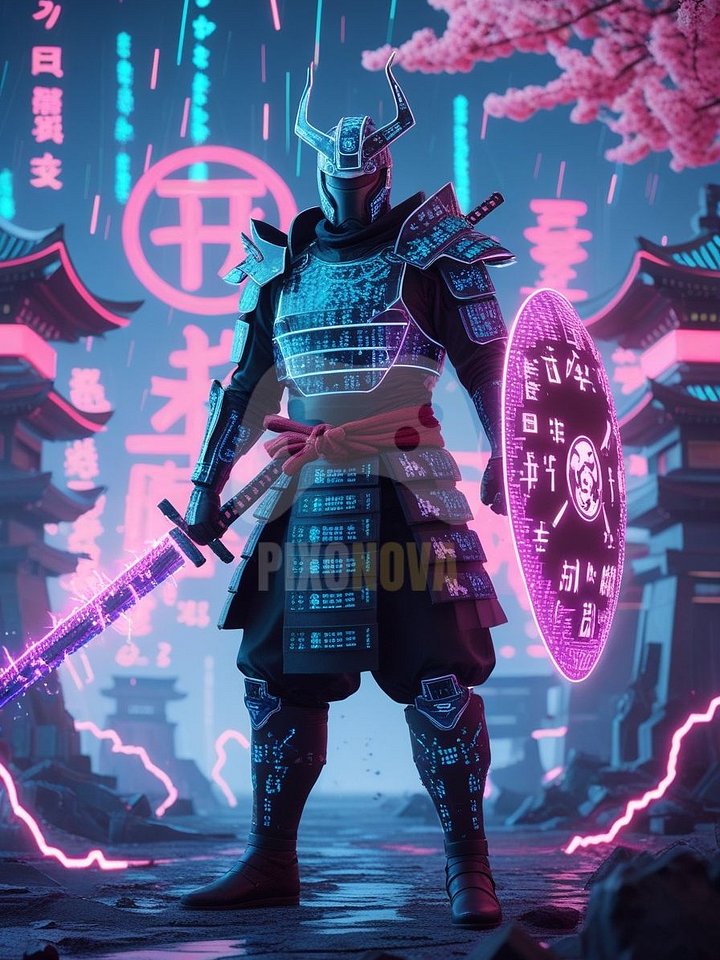 Crusader of the Core | Digital Art Set (896 x 1344 px, PNG + PDF) product image (2)