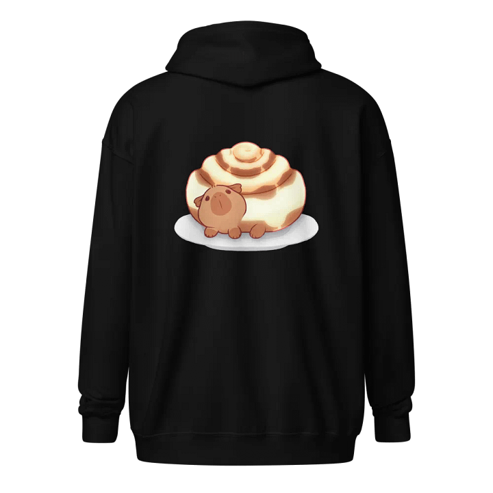 Capybara Cinn Roll Zip-Up Hoodie product image (1)