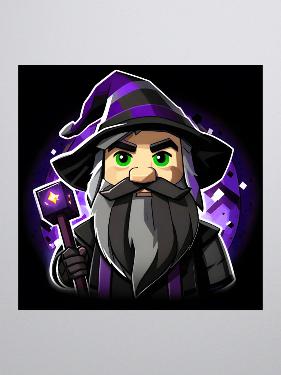Harry Thee Wizard Logo Sticker! product image (1)