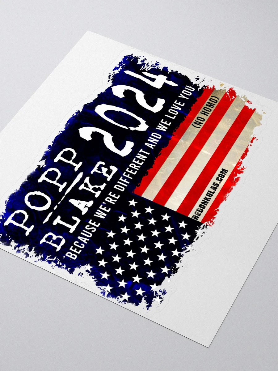 Popp for President Parody Sticker product image (8)