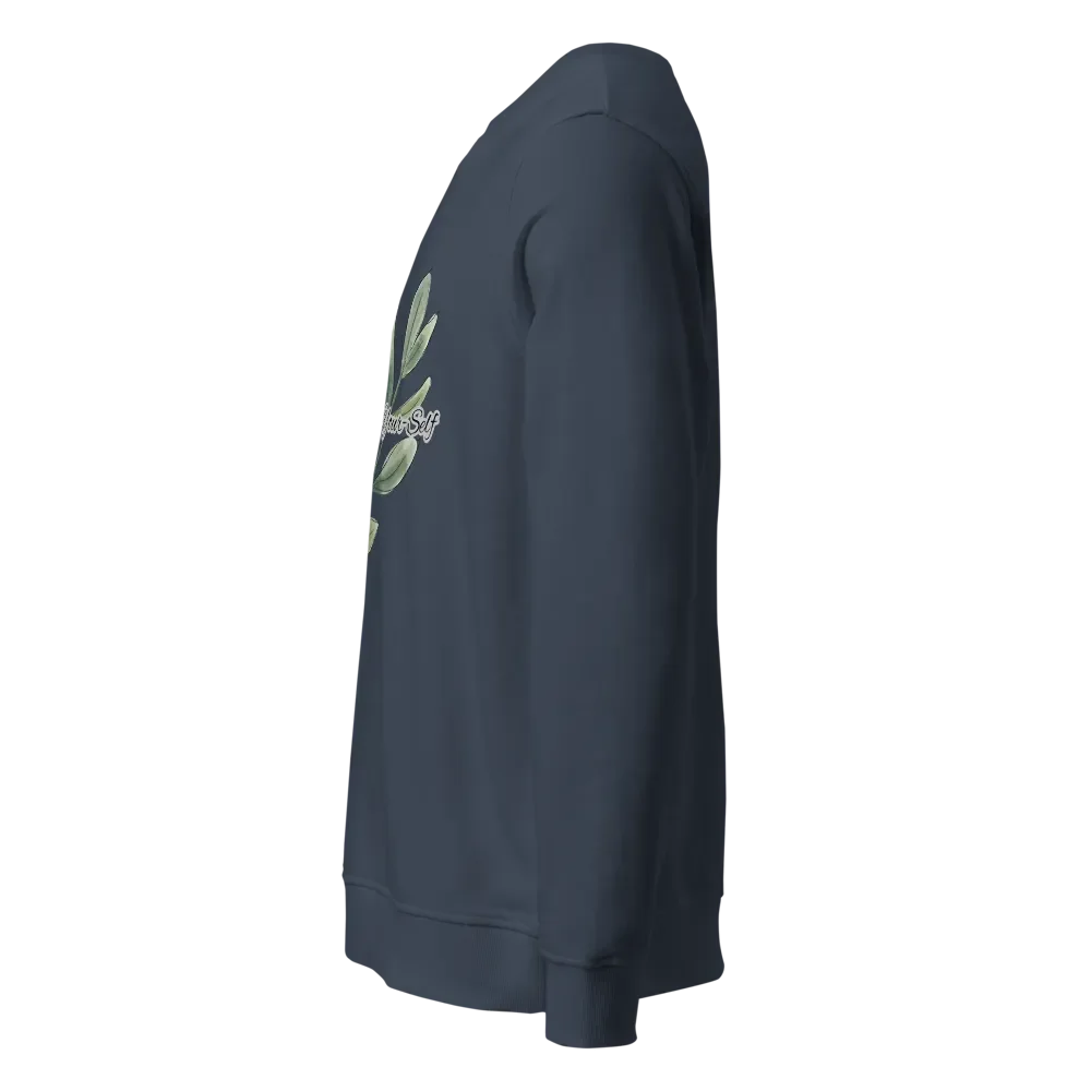 Re-Mind-Your-Self Leafy Branch Organic Sweatshirt product image (2)