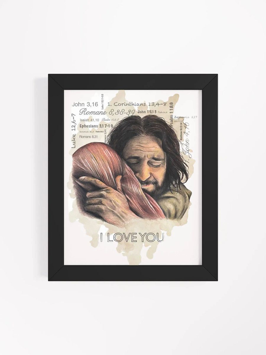 Eternal Embrace Matte wall frame product image (4)