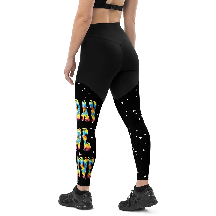 Peace sign sports leggings product image (25)