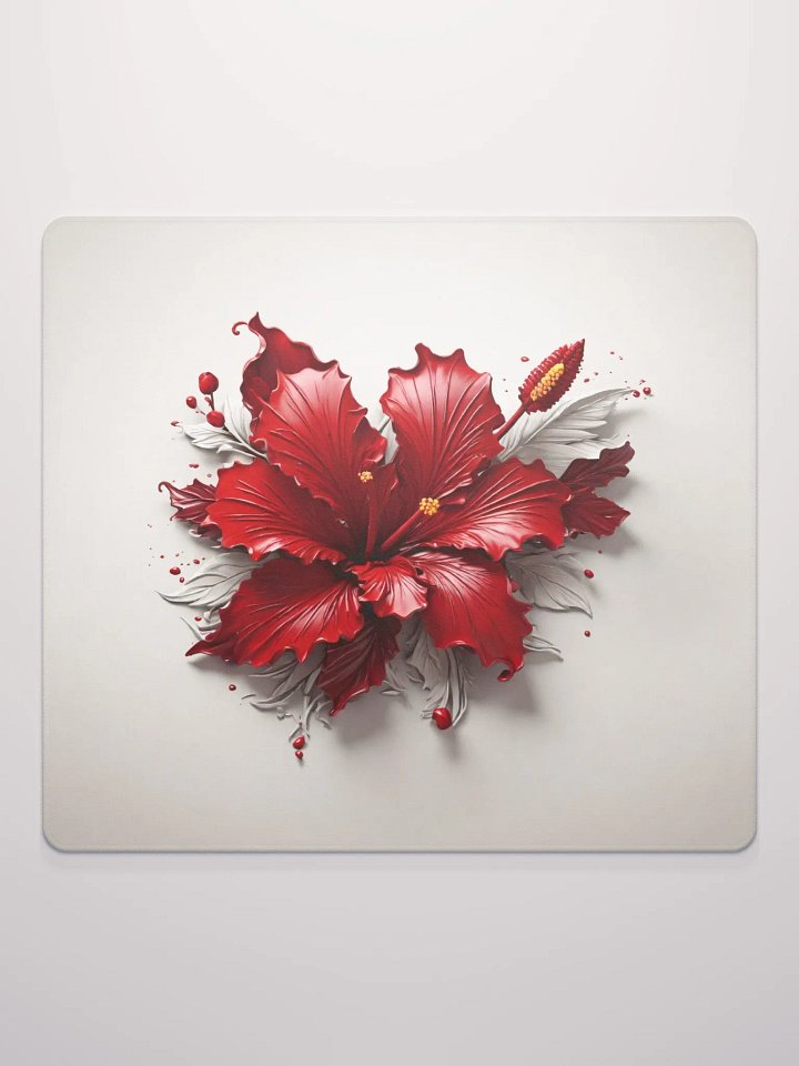 Hibiscus Design Gaming Mouse Pad product image (3)