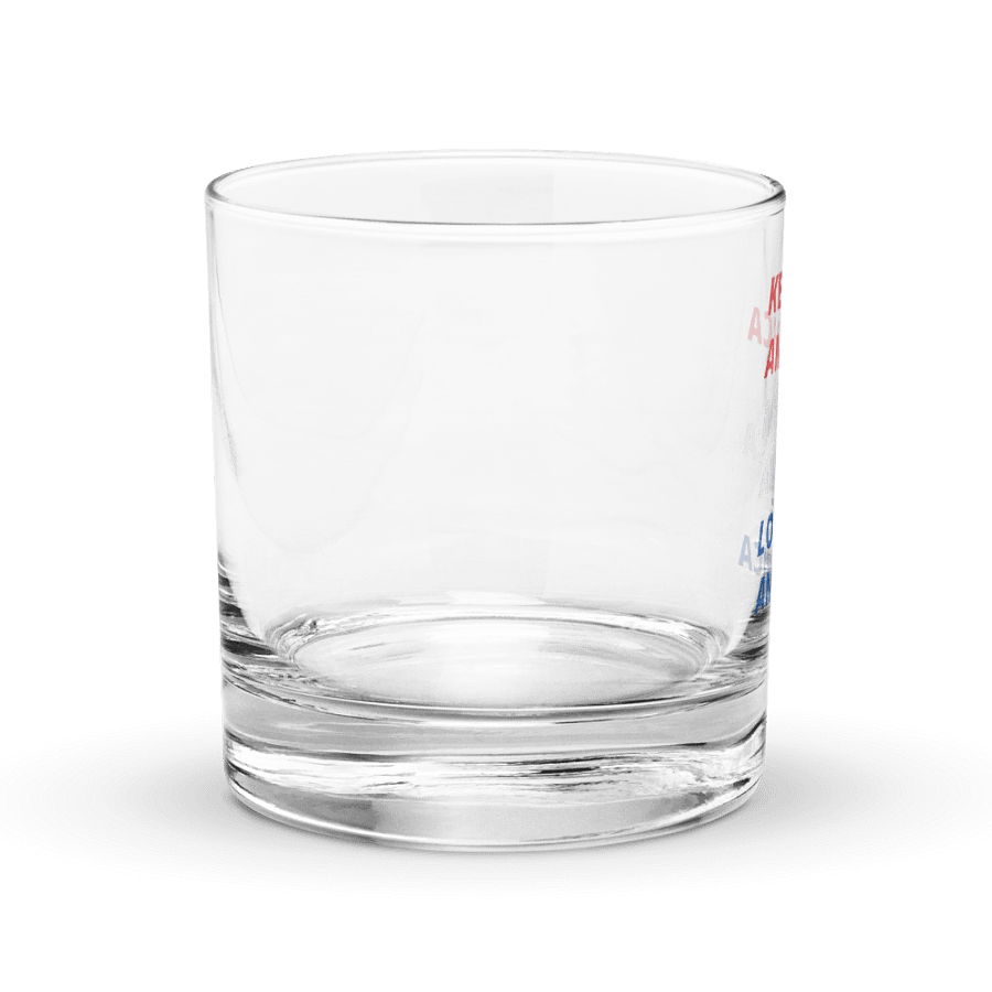 K A M A L A Red, White and Blue Chromatic Rocks Glass product image (3)
