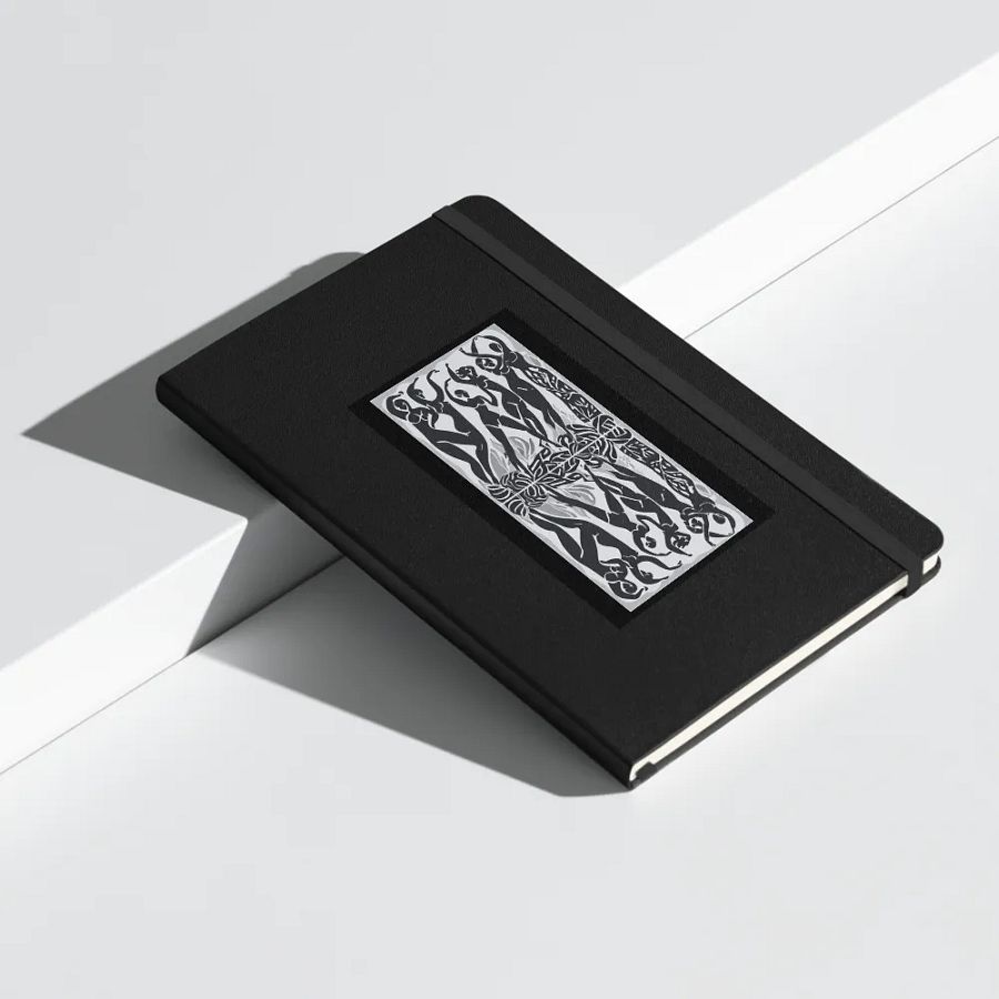 Symmetrical Silhouettes Hardcover Journal for arty moms son daughter product image (9)