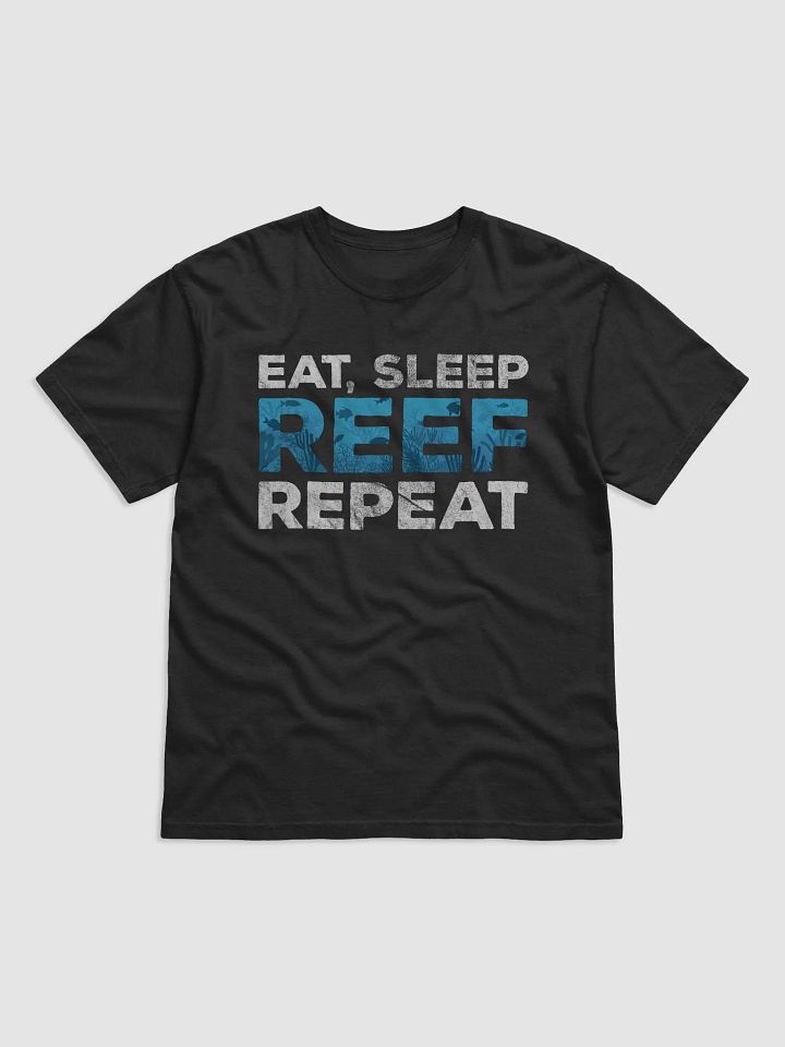 Eat, Sleep, Reef, Repeat Tee | T-Shirt for Saltwater and Coral Reef Aquarium Hobbyists product image (2)