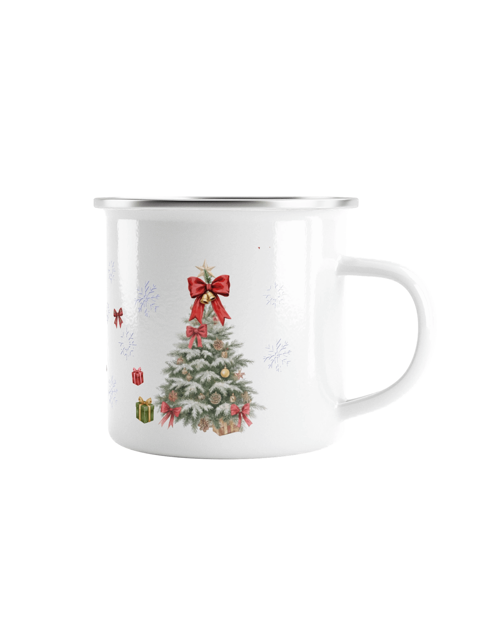 Festive Christmas Tree Enamel Mug product image (1)