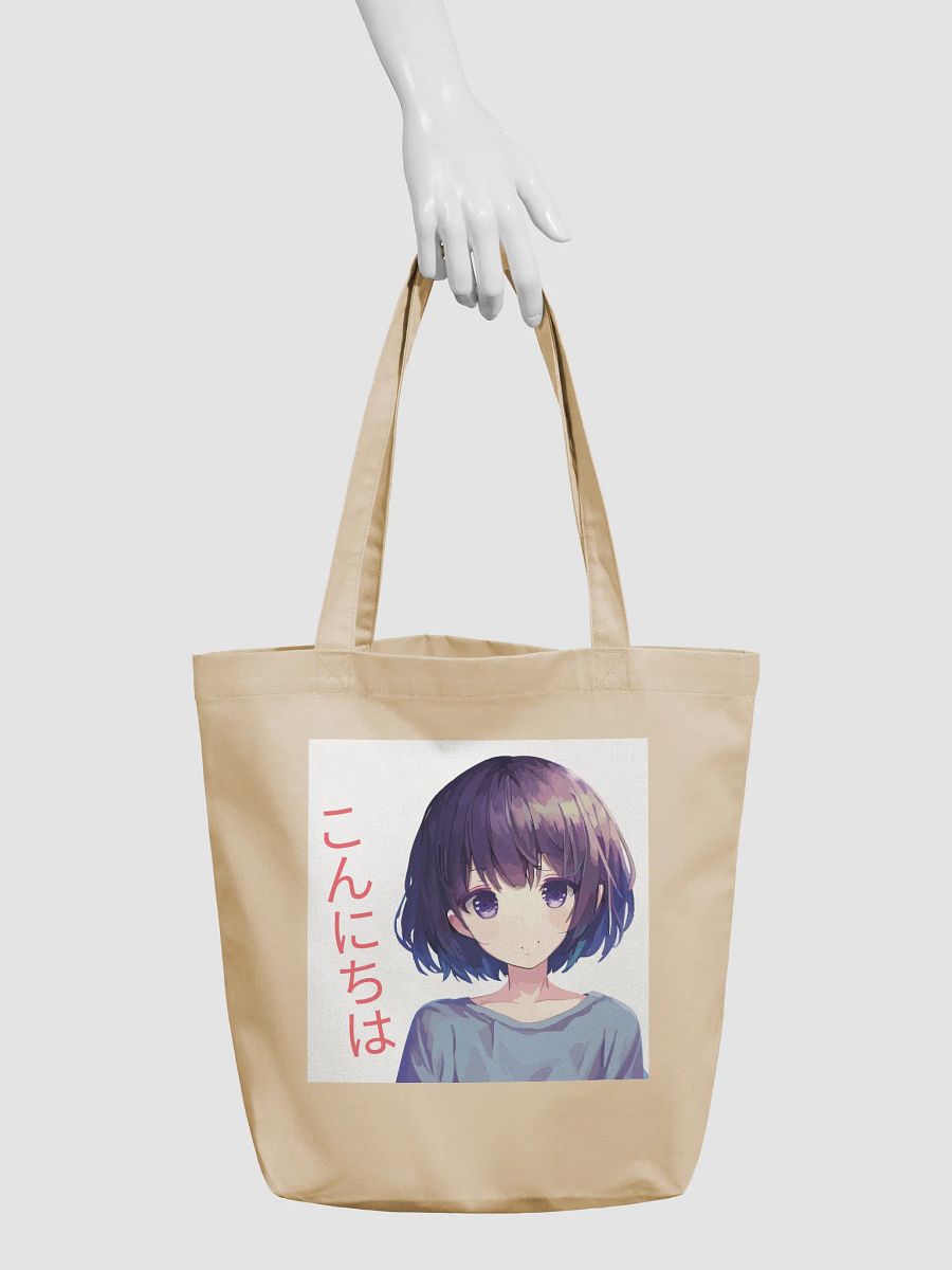 Kawaii Anime Girl Printed Tote Bag - Japanese Aesthetic Casual Shoulder Bag product image (3)