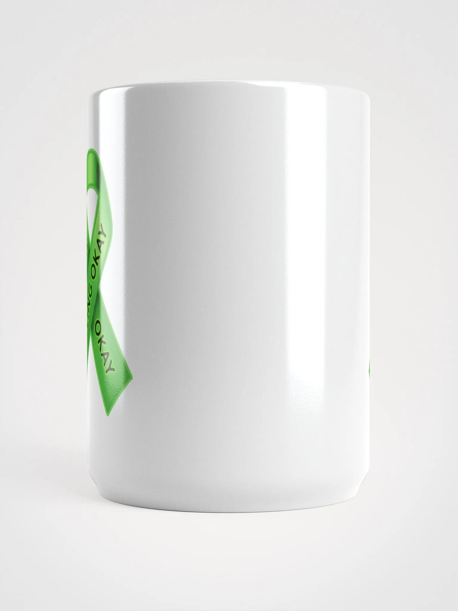 Green Ribbon Awareness Mug 15oz product image (5)