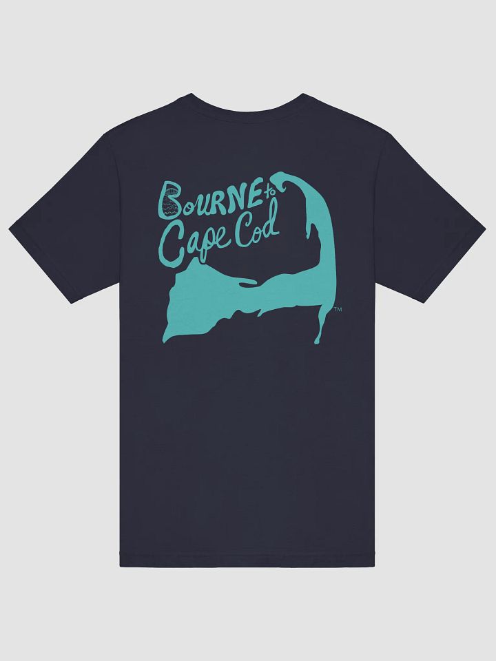Men's | BOURNE to Cape Cod™ | Supersoft T-Shirt by Bella+Canvas | Deep Sky Blue Logo on Jewel Tone Colors product image (19)