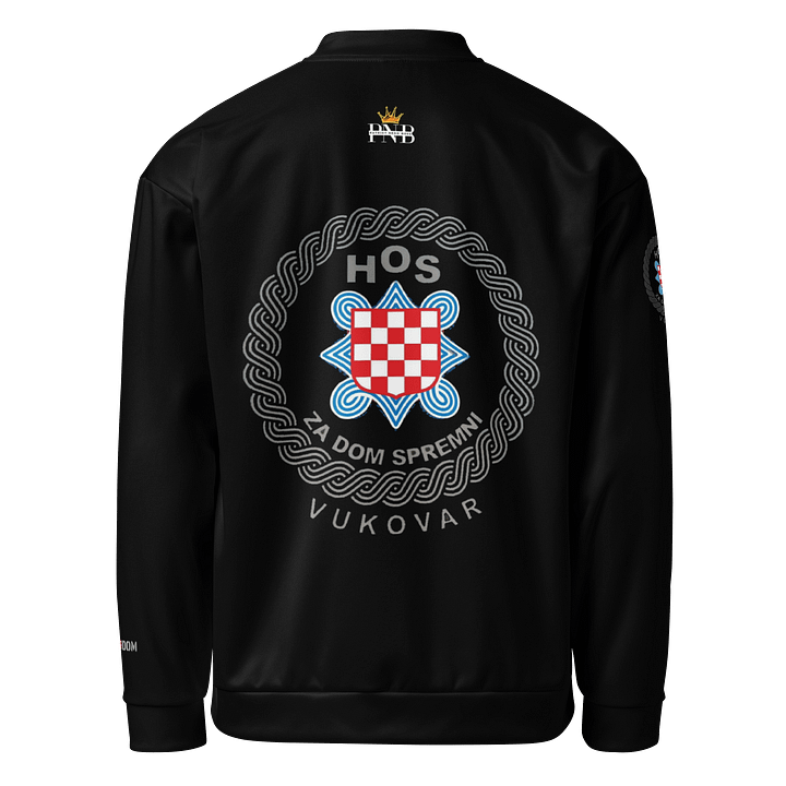 HOS Vukovar Za Dom Spremni Shield All-Over Print Bomber Jacket product image (2)