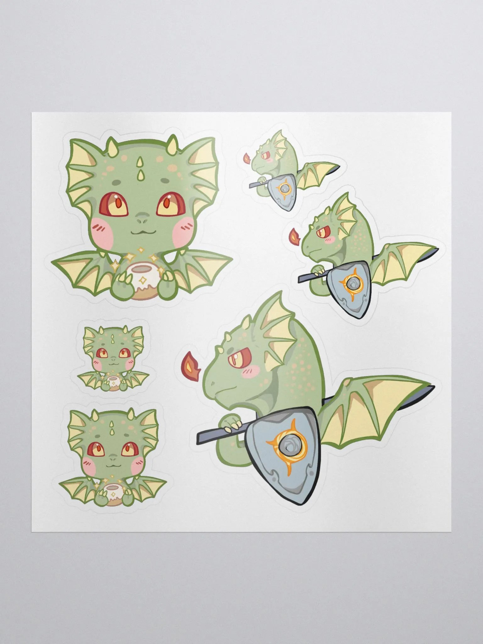 NW Logo & Dragon Warrior Stickers product image (1)