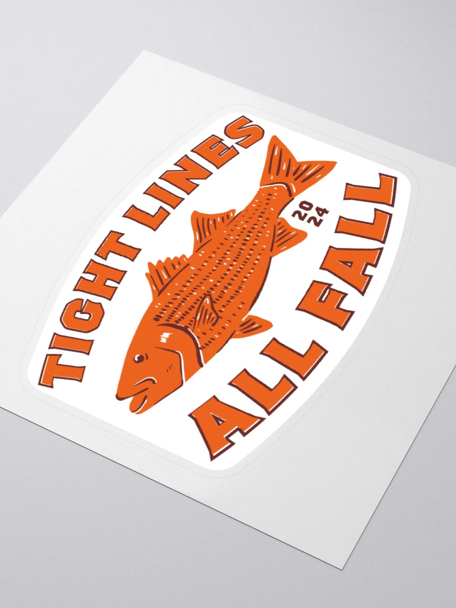 Tight Lines All Fall Sticker product image (7)