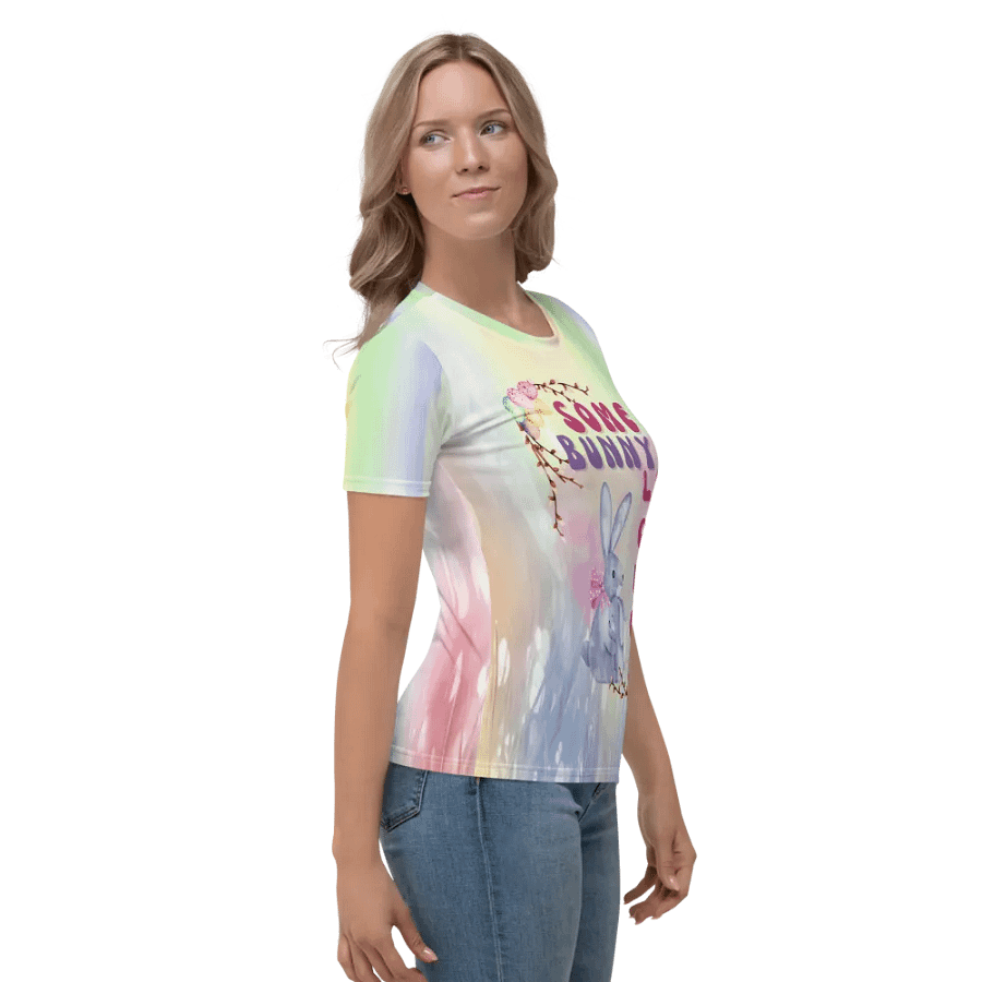 Easter Some Bunny Loves Me All Over Print T-shirt product image (4)