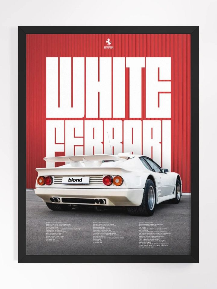 White Ferrari product image (1)