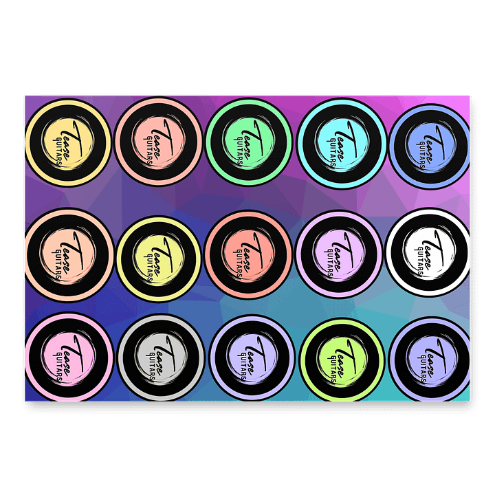 Tease Guitars Wrapping Paper product image (1)