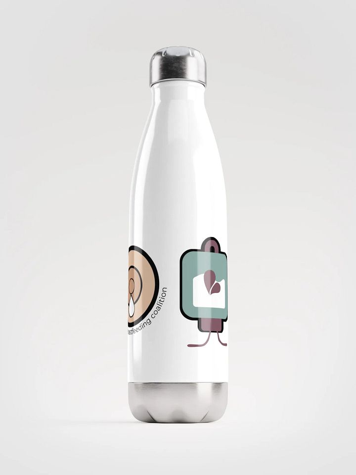 Different, But Same Light Skin Tone Stainless Steel Water Bottle product image (1)