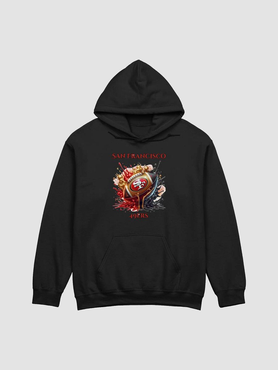 San Francisco 49ers Splatter Paint Football Hoodie product image (5)