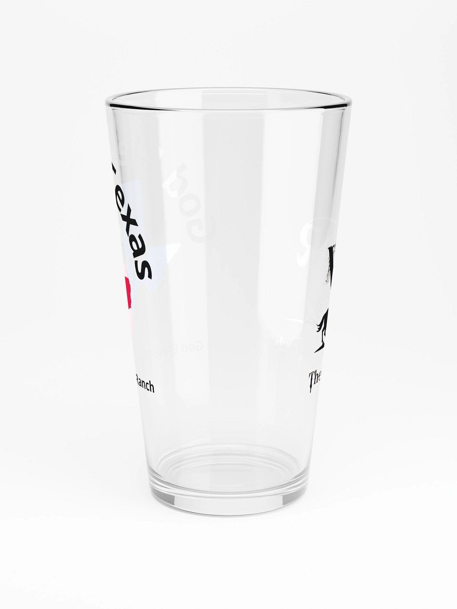 God Bless Texas Pint Glass product image (5)
