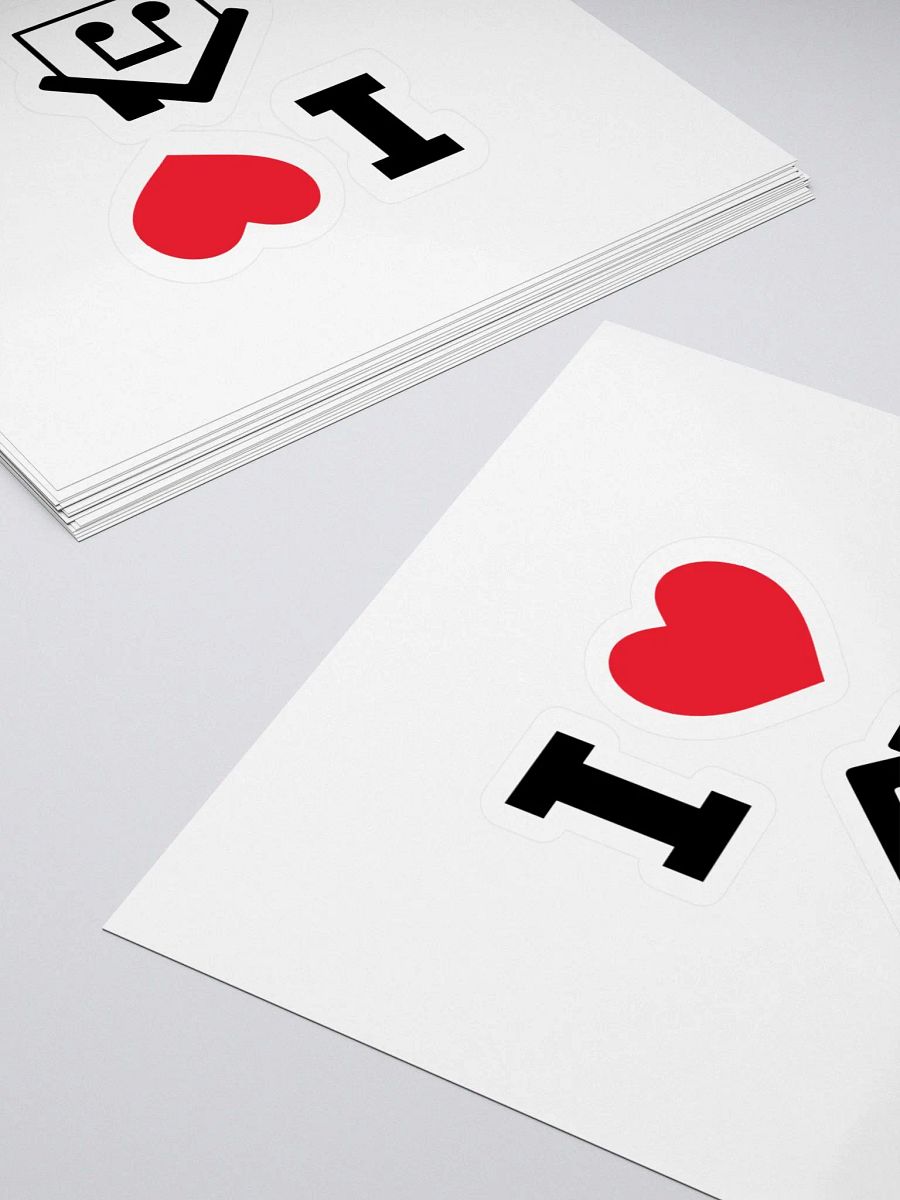 I Love House Music Sticker product image (4)