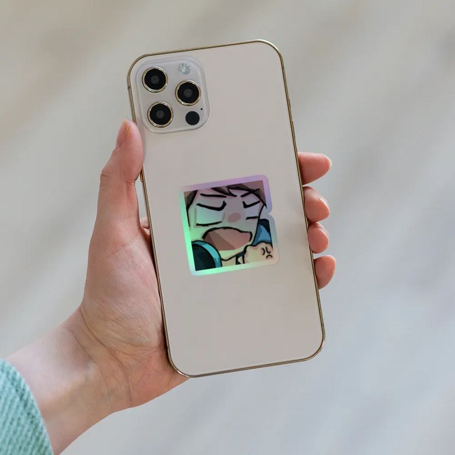 Chaabbz Mad Holographic Emote Sticker product image (8)