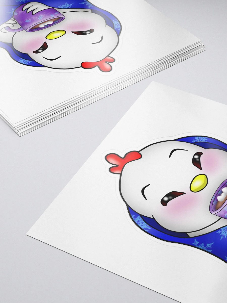 Cozy Winter Chicken Sticker product image (5)