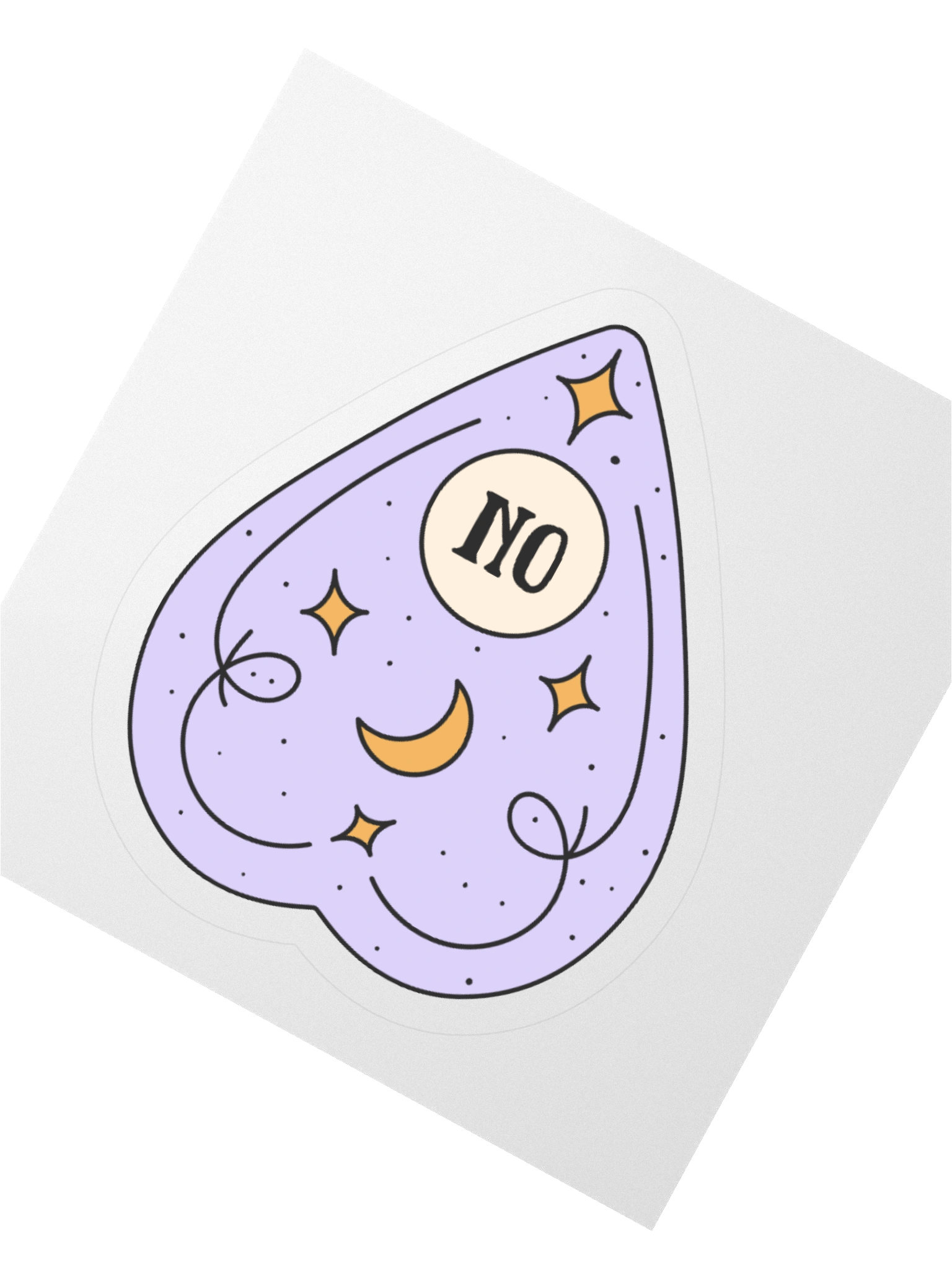 "No" Ouija Board Response Sticker product image (5)