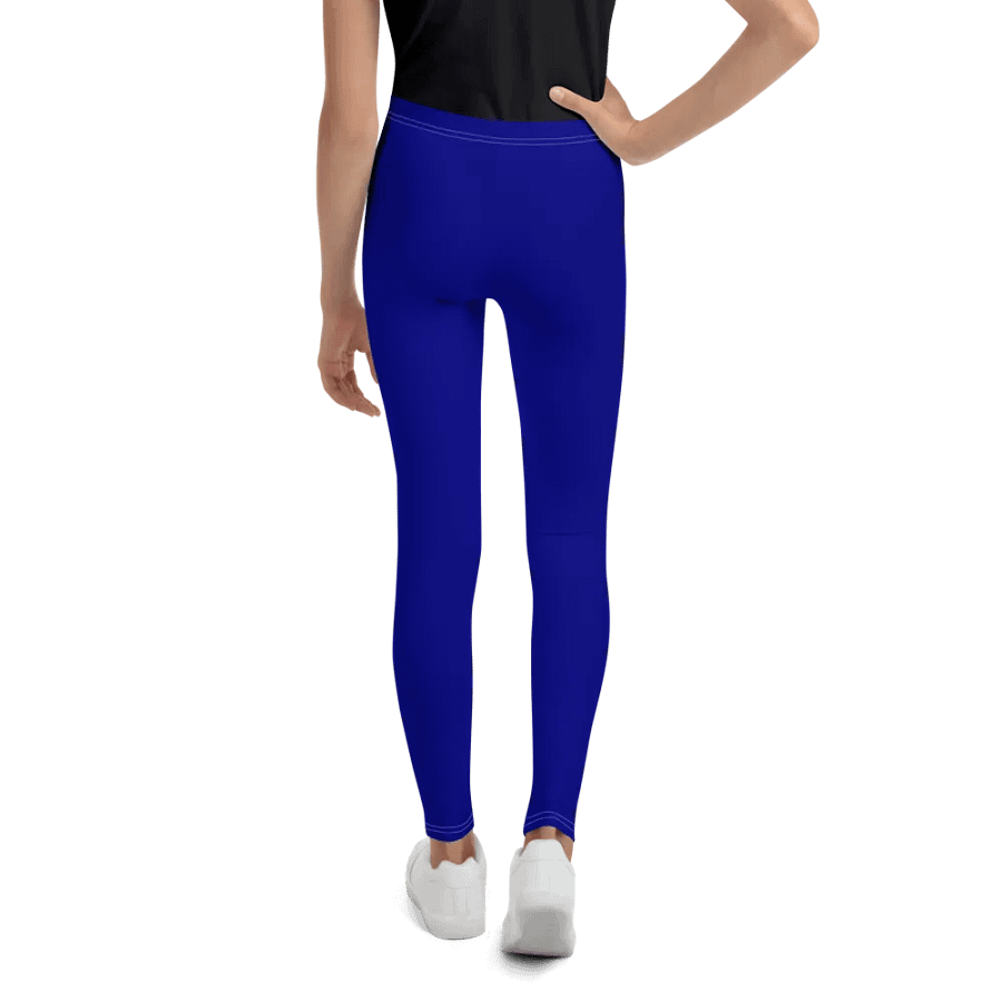 Youth Navy Blue Leggings Tights product image (2)