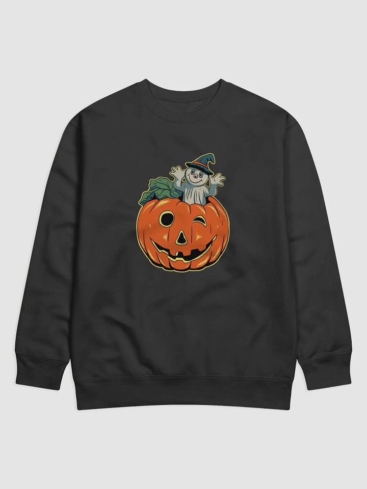 Retro Style Ghost in Jack-O-Lantern product image (1)