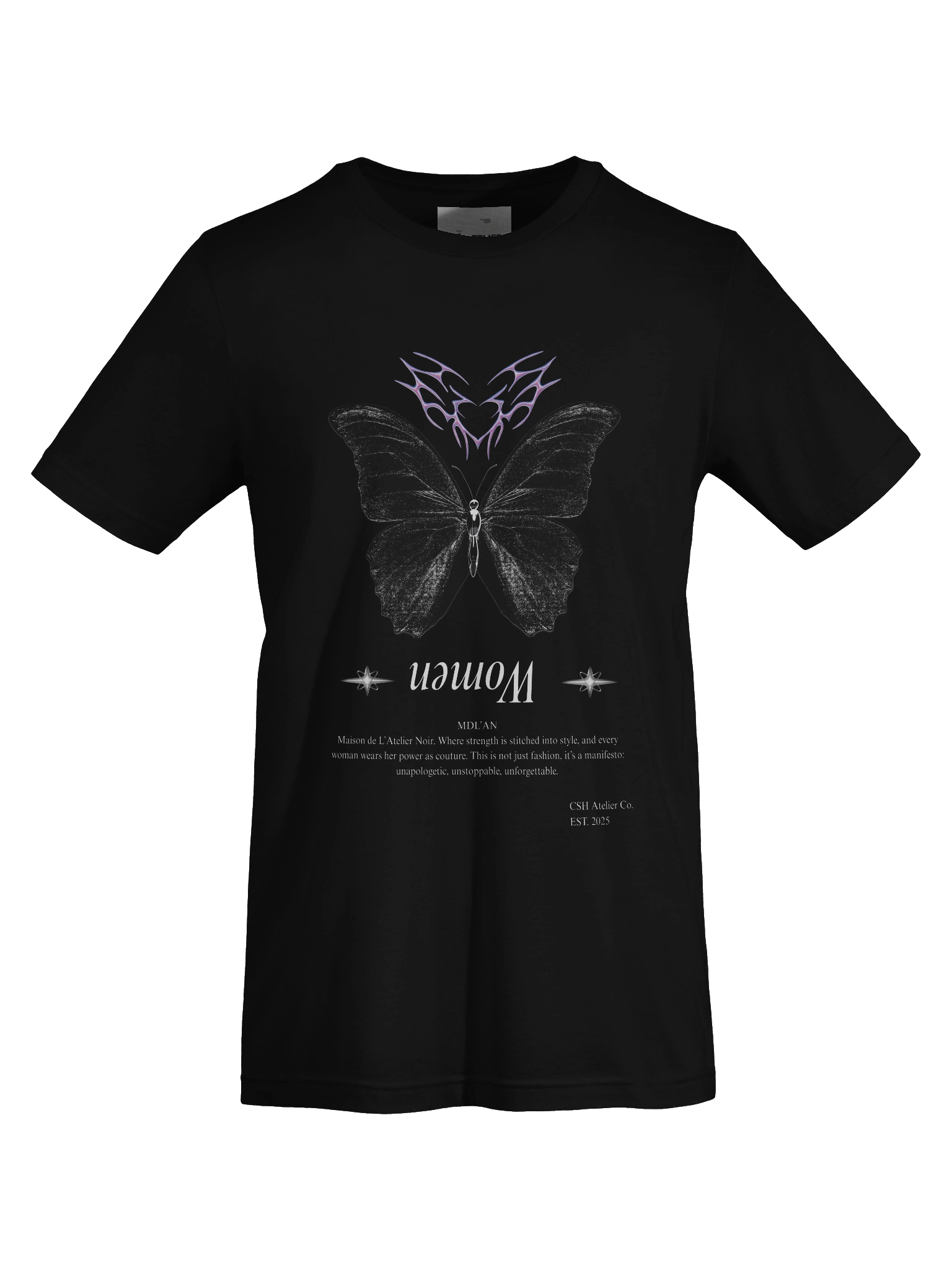MDL’AN Women’s Empowerment Tee – Butterfly Manifesto Edition product image (19)