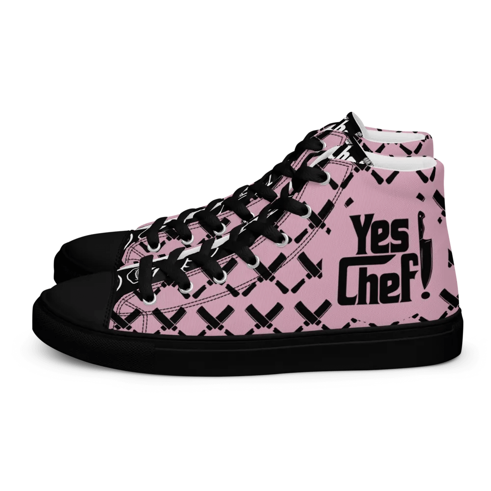 Yes Chef High Top Pink Black/Black Female product image (1)