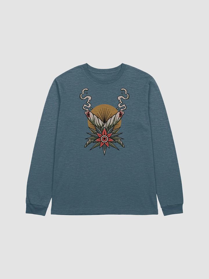 Vintage Weed - Old School Style Cannabis L/S t-shirt product image (2)