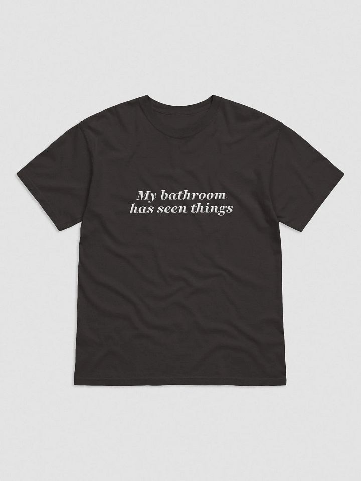 'My Bathroon Has Seen' Embroidered Tee product image (1)