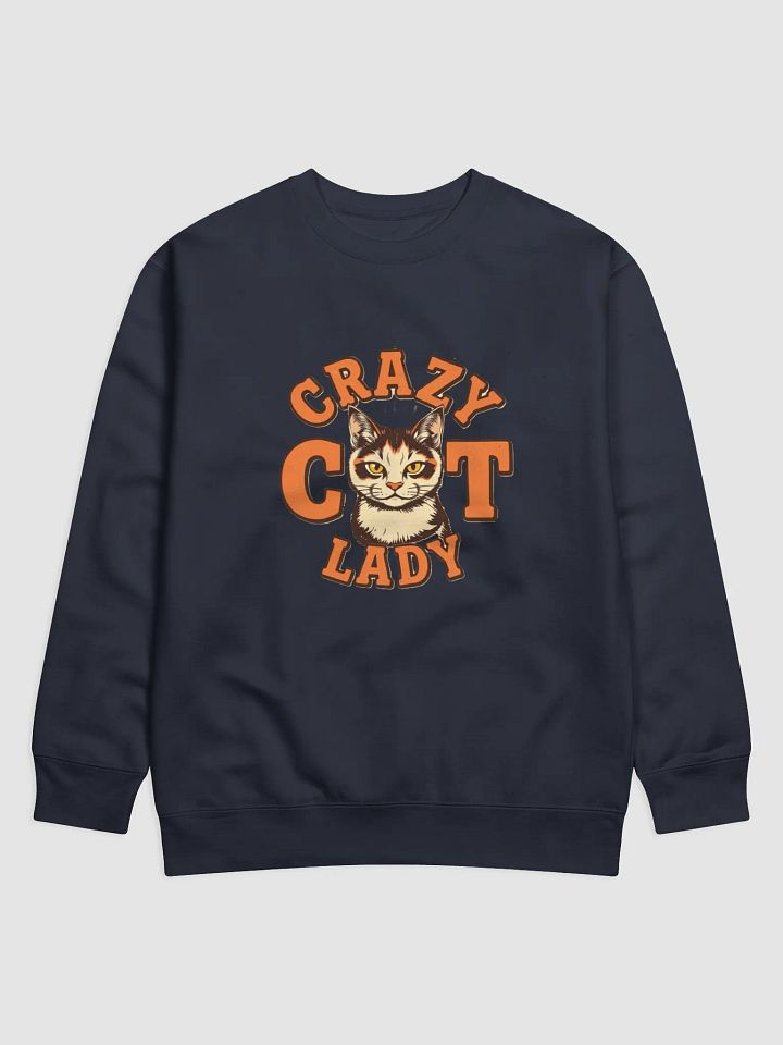 Feline Crazy Cat Lady Premium Sweatshirt product image (6)