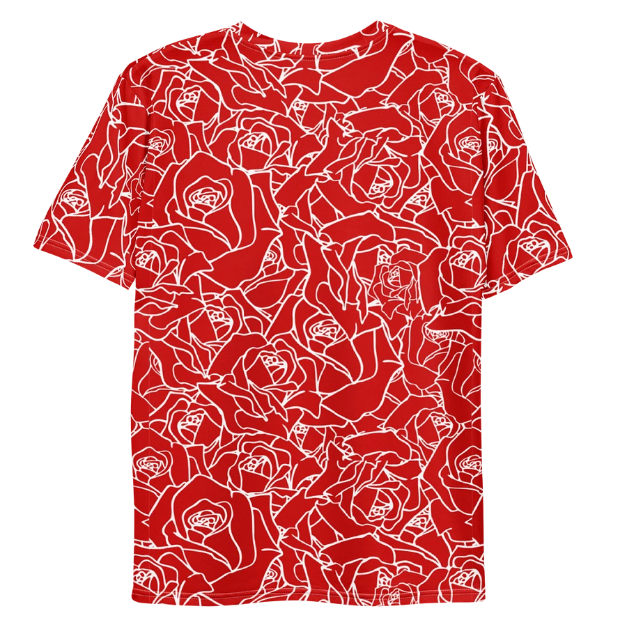 Loads of Roses · red-white crew neck t-shirt product image (10)