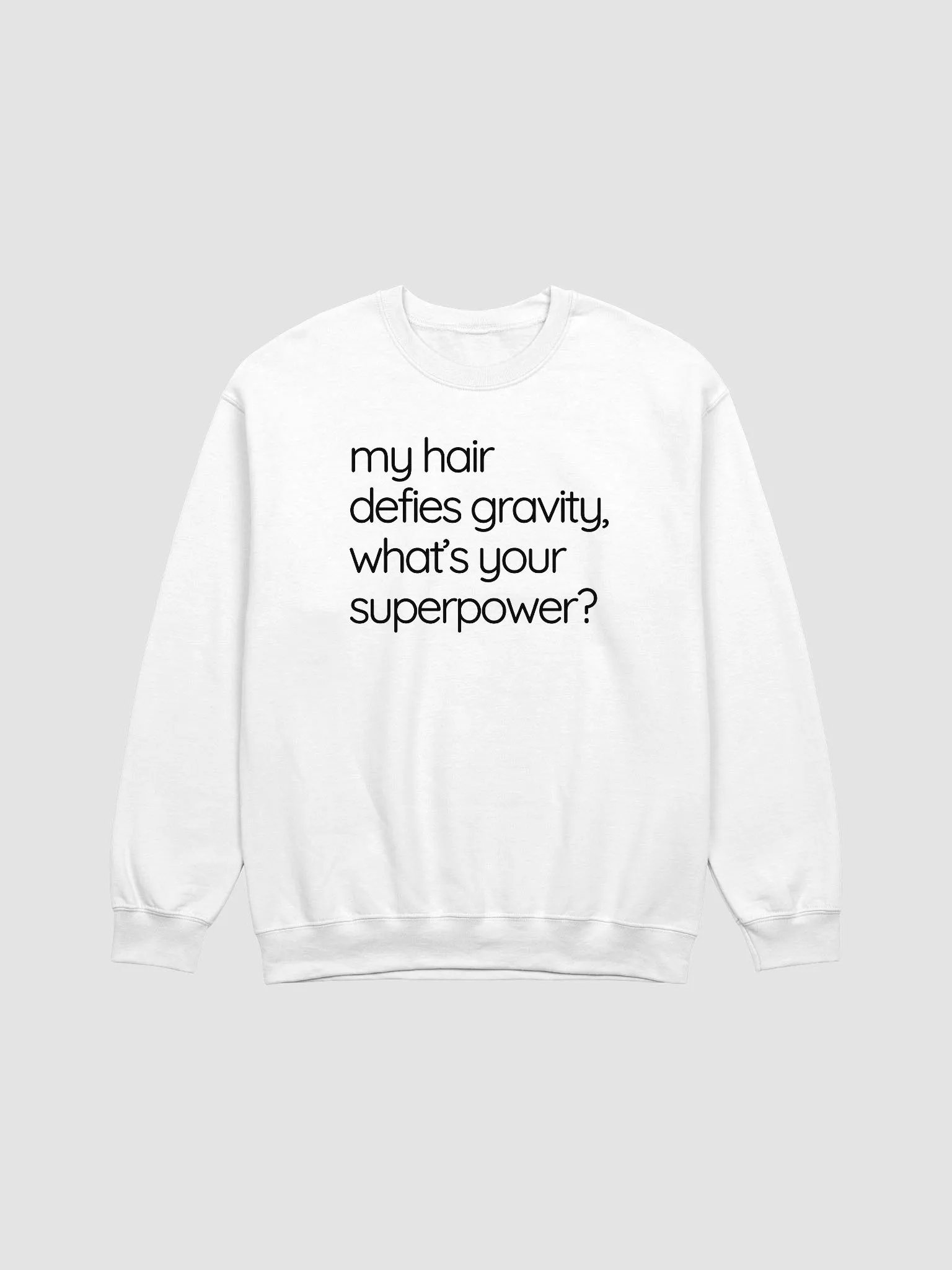 Defies Gravity Crewneck (white) product image (17)