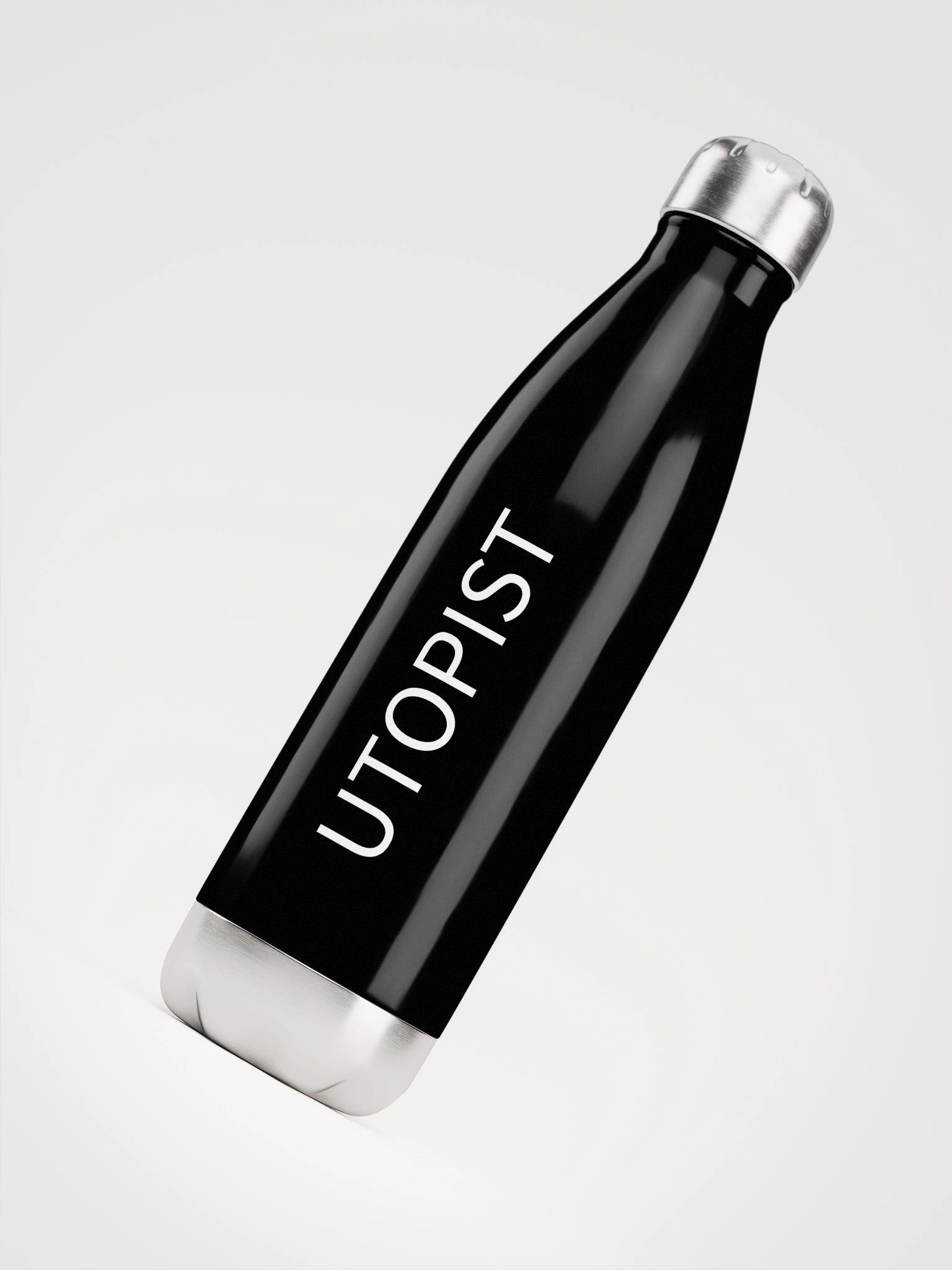 STEEL BOTTLE UTOPIST Black product image (1)