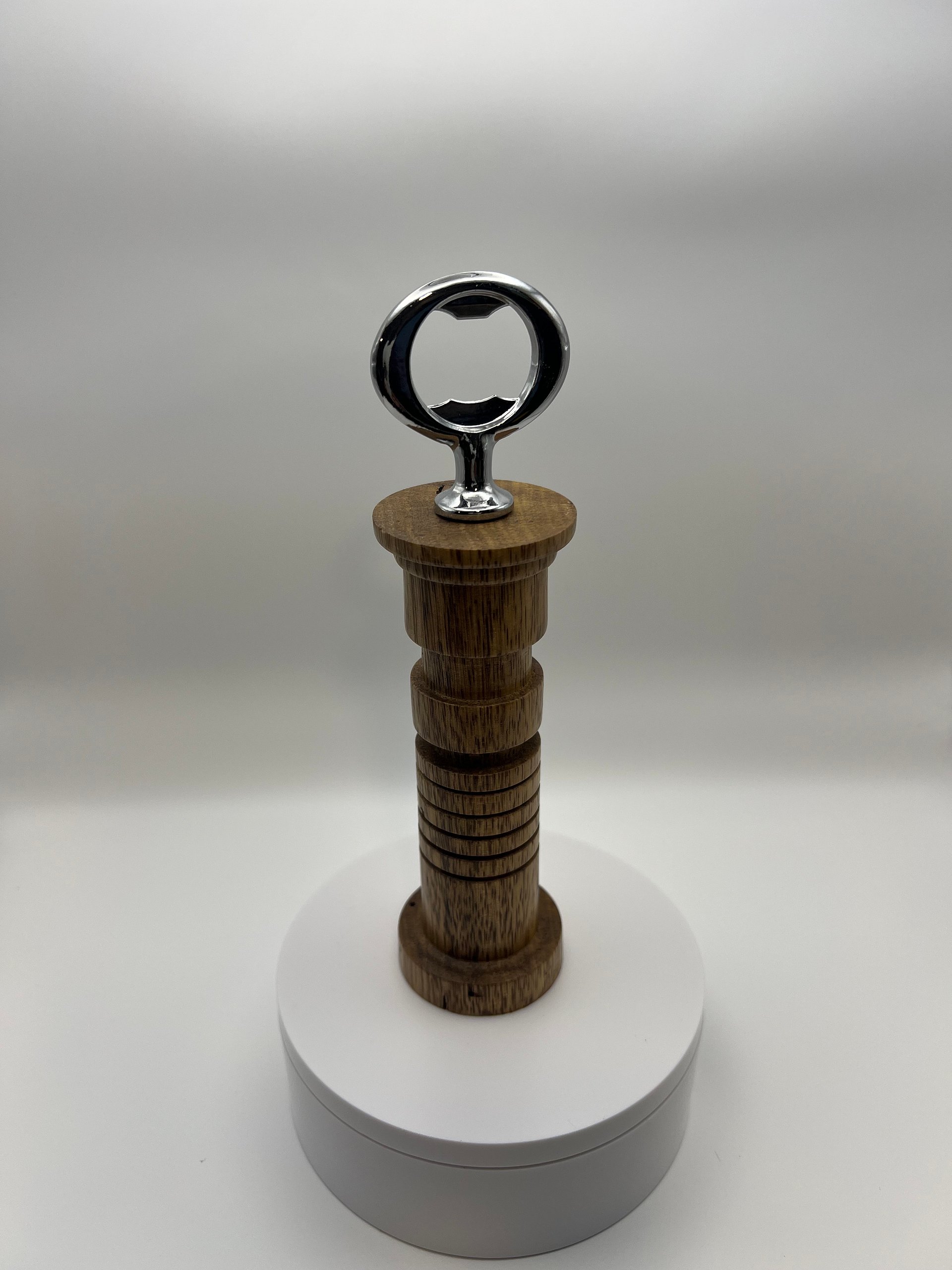 Hand-Turned Star Wars Inspired Black Limba Bottle Opener product image (4)