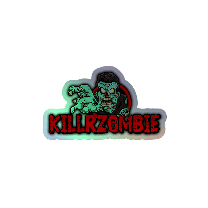 KillrZombie Logo 2 Holographic Sticker product image (2)