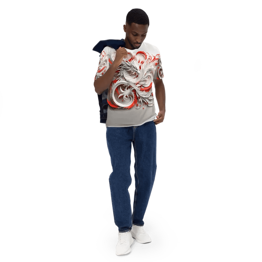 White Dragon T shirt product image (5)