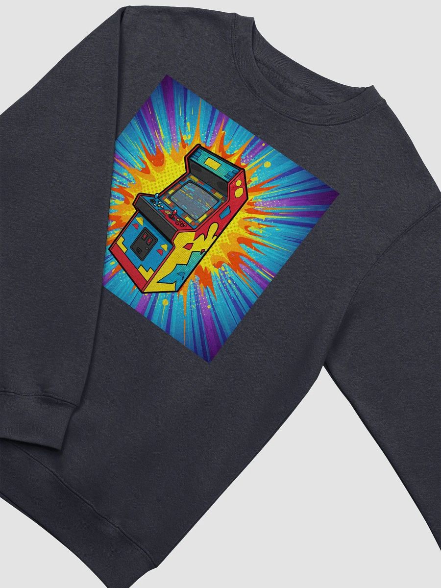 Retro Arcade Explosion Crewneck Sweatshirt product image (3)