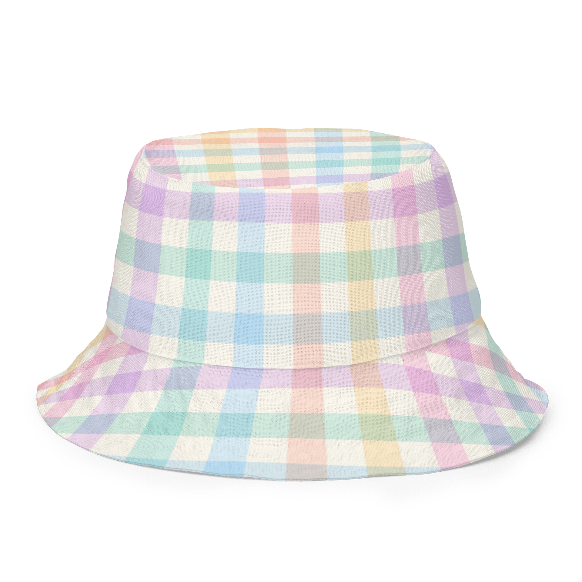 FUN Pastel Gingham Reversible Bucket Hat product image (8)