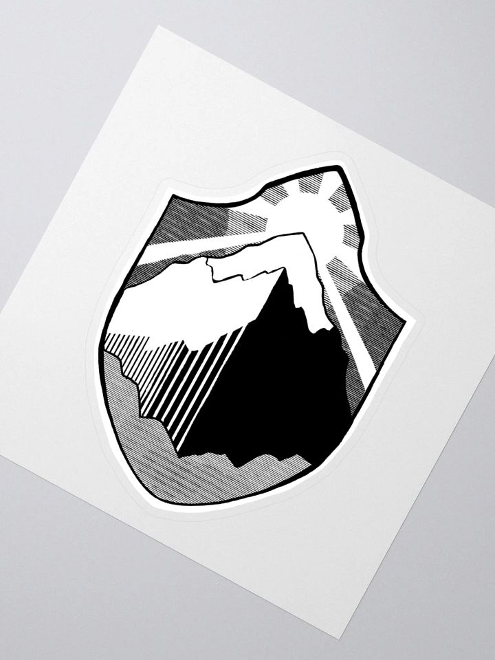 Orc Sworn Black & White Symbol Sticker product image (2)