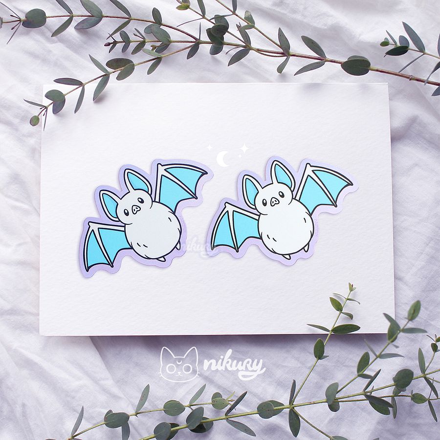 Holographic Matt Bat Sticker product image (3)