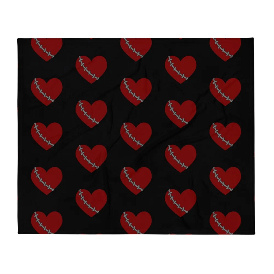 Stitched Heart Throw Blanket product image (2)