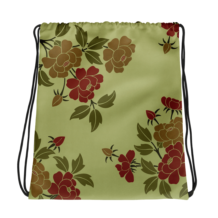 Japanese Floral. Drawstring Bag product image (1)